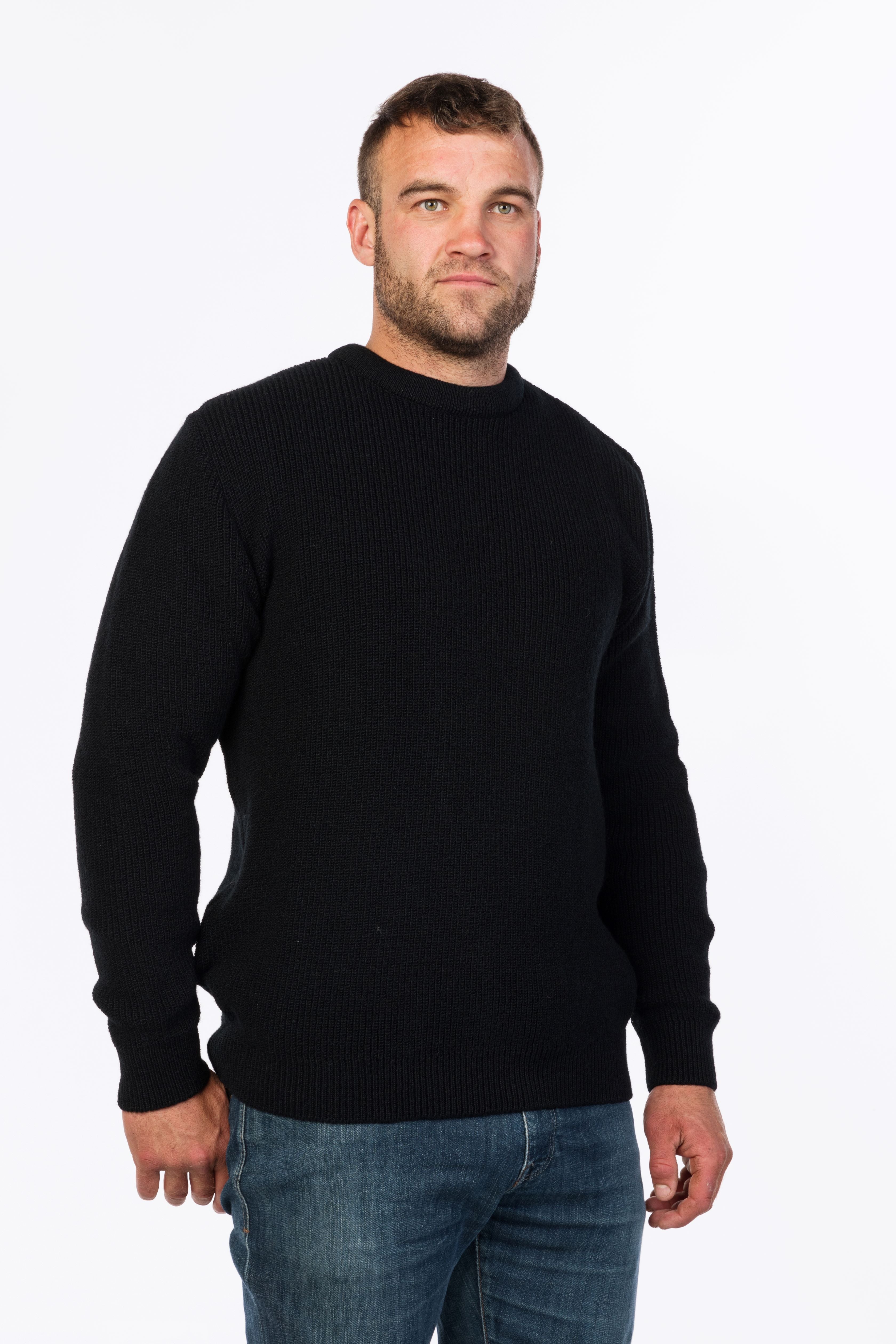 Pure NZ Wool Backyard Crew Sweater