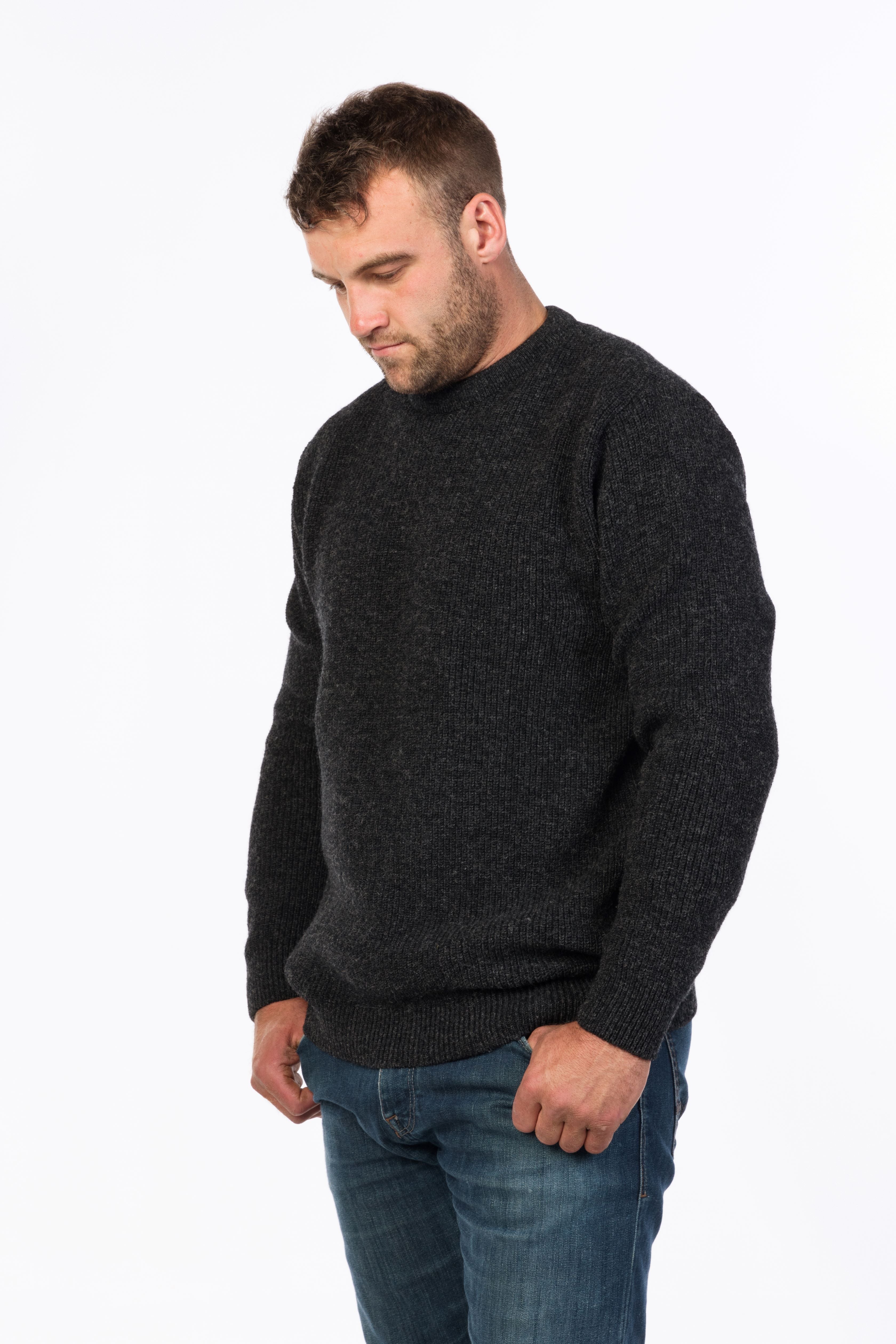 Pure NZ Wool Backyard Crew Sweater