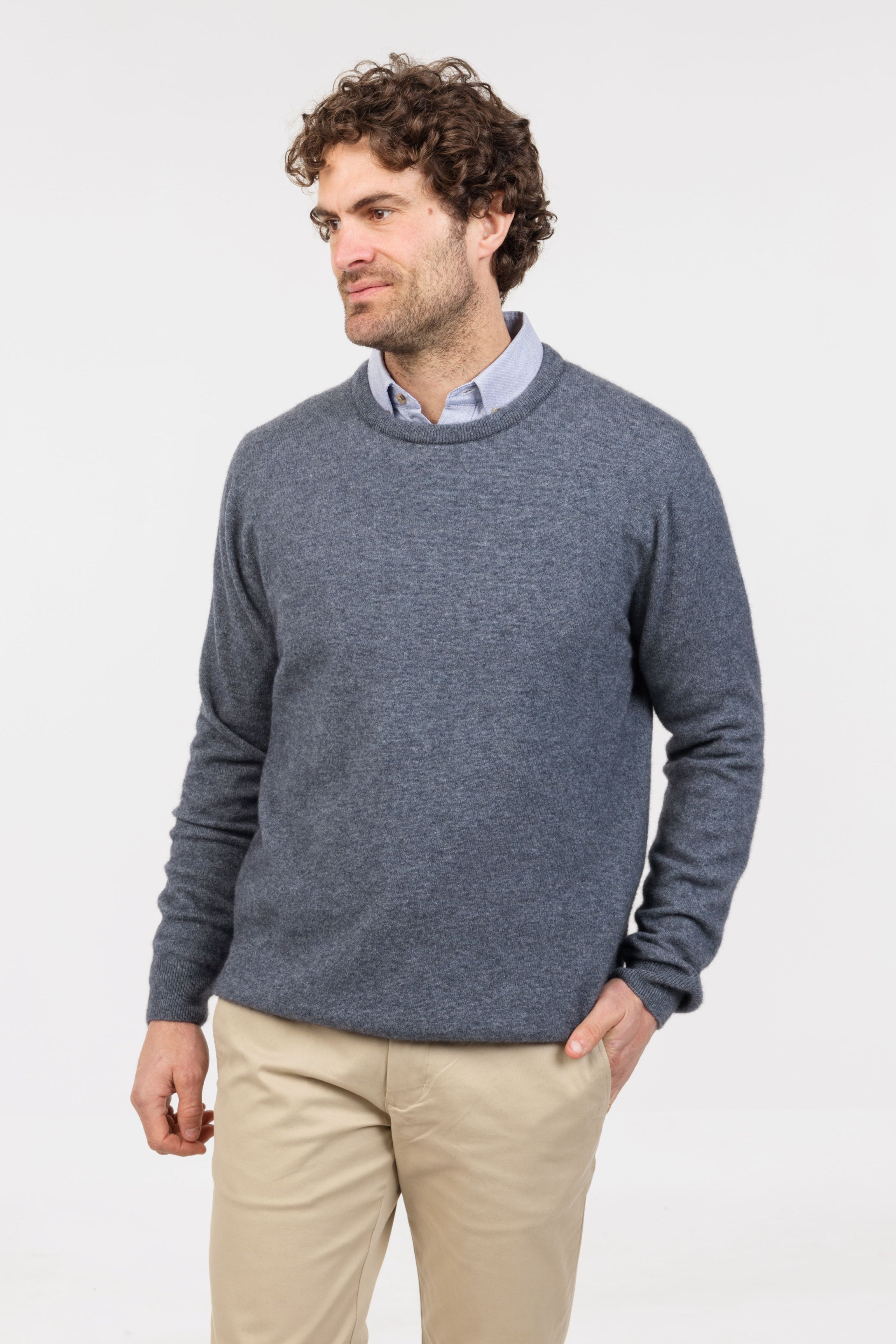 Crew Neck Possum Merino Sweater