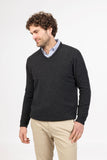 V Neck Possum Merino Sweater