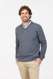 V Neck Possum Merino Sweater