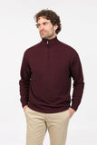 Half Zip Possum Merino Jumper