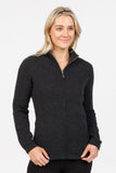 Plain Possum Merino Zip Jacket