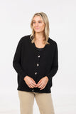 Relaxed Fit Possum Merino Cardigan