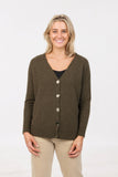 Relaxed Fit Possum Merino Cardigan