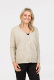 Relaxed Fit Possum Merino Cardigan