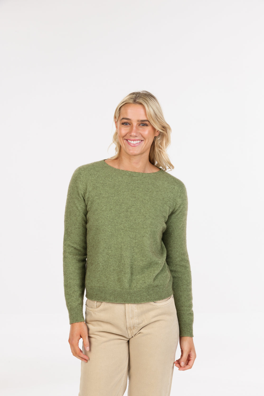 Classic Possum Merino Crop Sweater