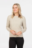 Classic Possum Merino Cable Sweater