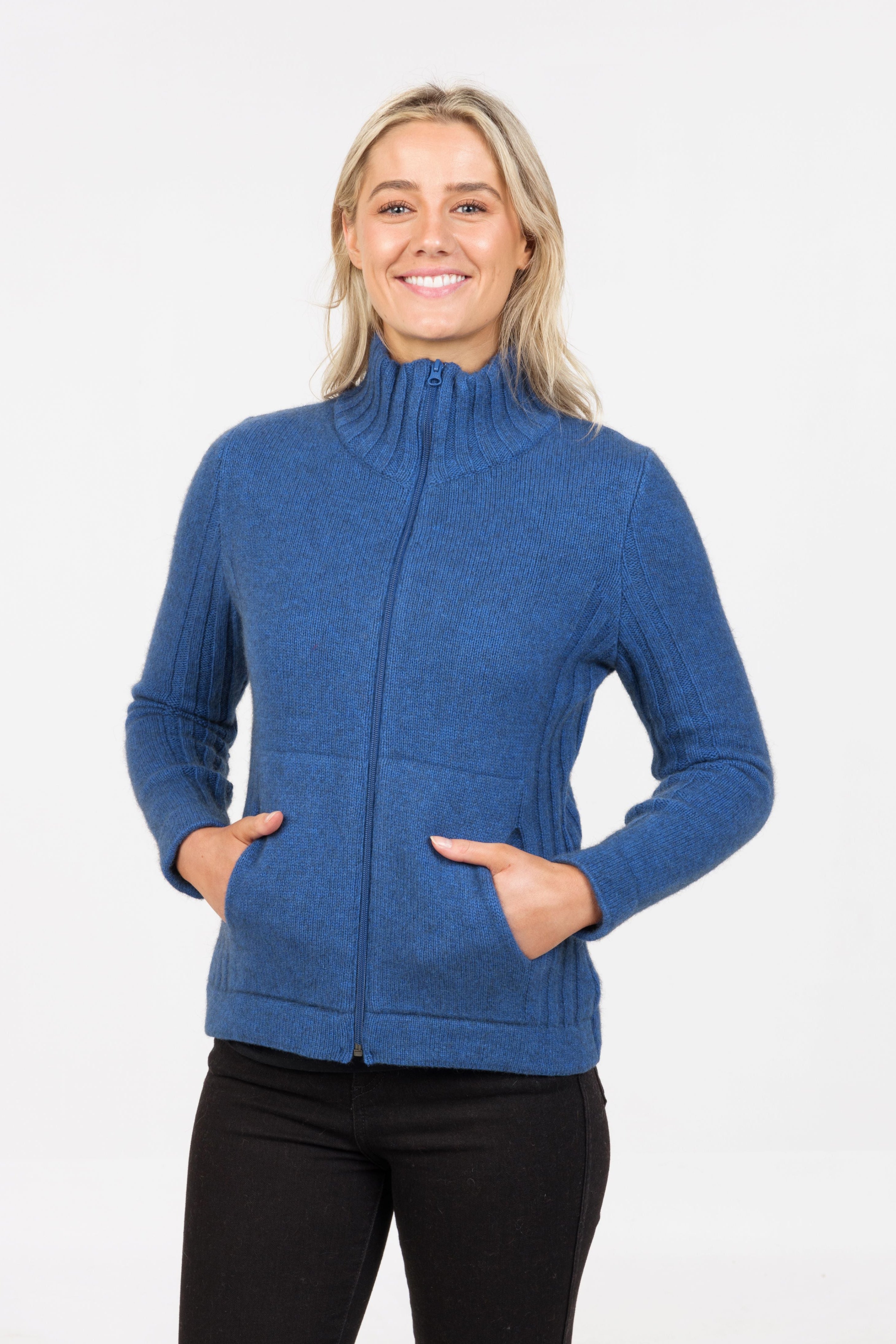 Essential Full Zip Possum Merino Jacket