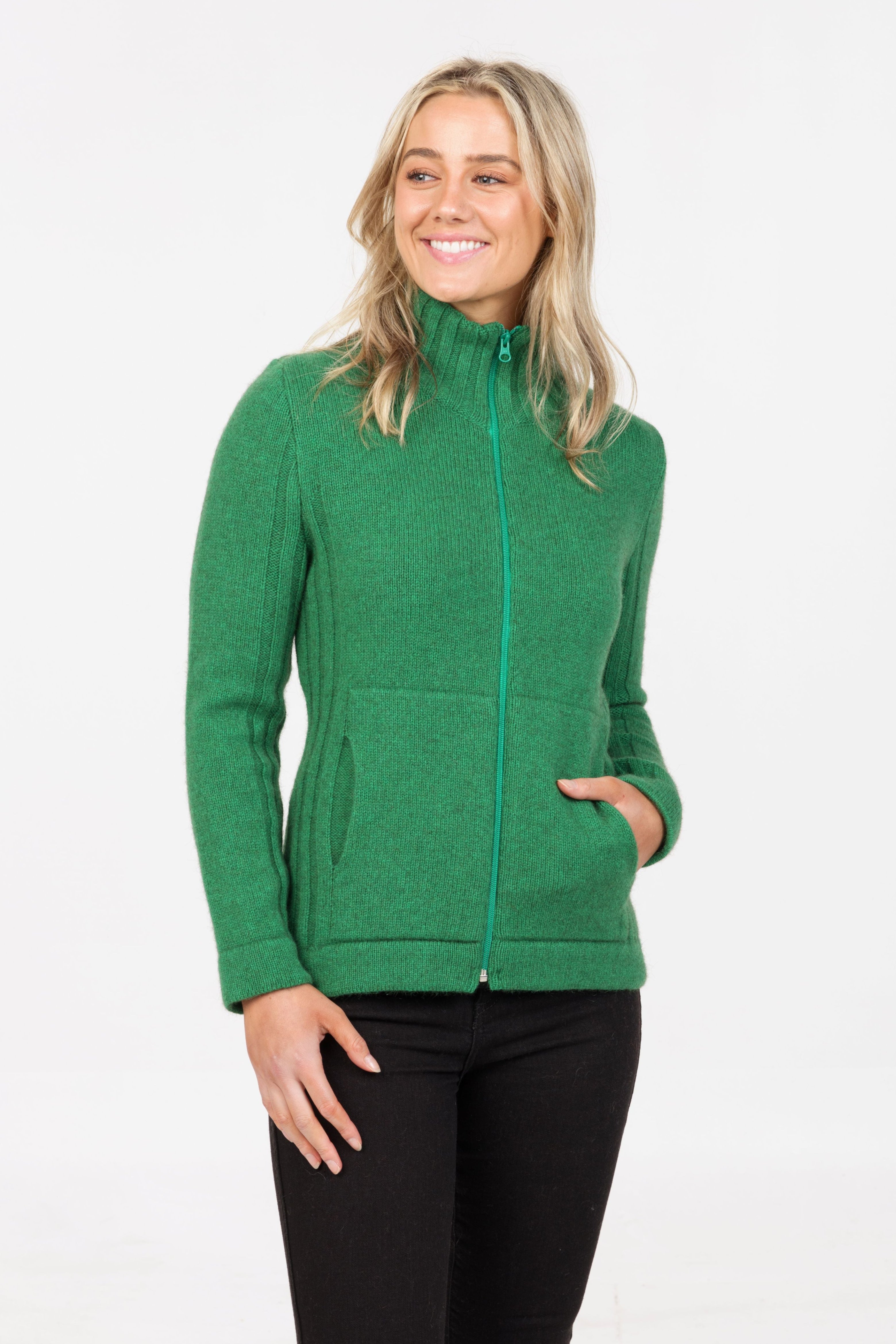 Essential Full Zip Possum Merino Jacket