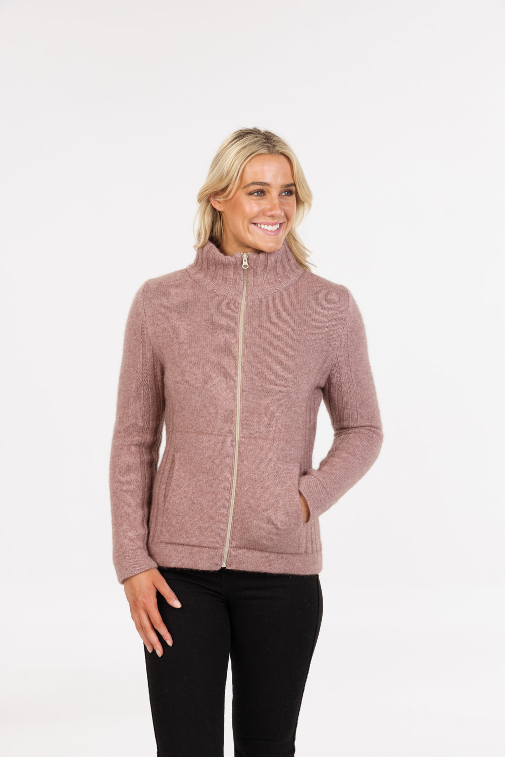 Essential Full Zip Possum Merino Jacket