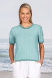 Possum Merino + Cotton Pearl Crew