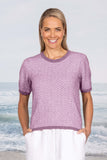 Possum Merino + Cotton Pearl Crew
