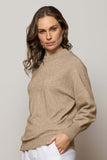 Aurora Dolman Crew Possum Merino + Cotton