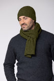Rib Knit Possum Merino Scarf