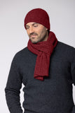 Rib Knit Possum Merino Scarf
