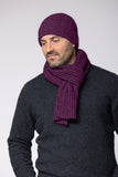 Rib Knit Possum Merino Scarf
