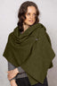 Moss Stitch Possum Merino Shawl