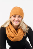 Ribbed Possum Merino Loop Scarf