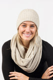 Ribbed Possum Merino Loop Scarf