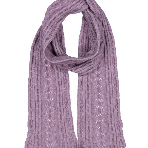 Cable Possum Merino Scarf