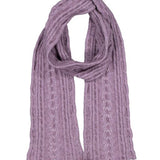 Cable Possum Merino Scarf