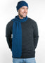 Moss Stitch Possum Merino Scarf