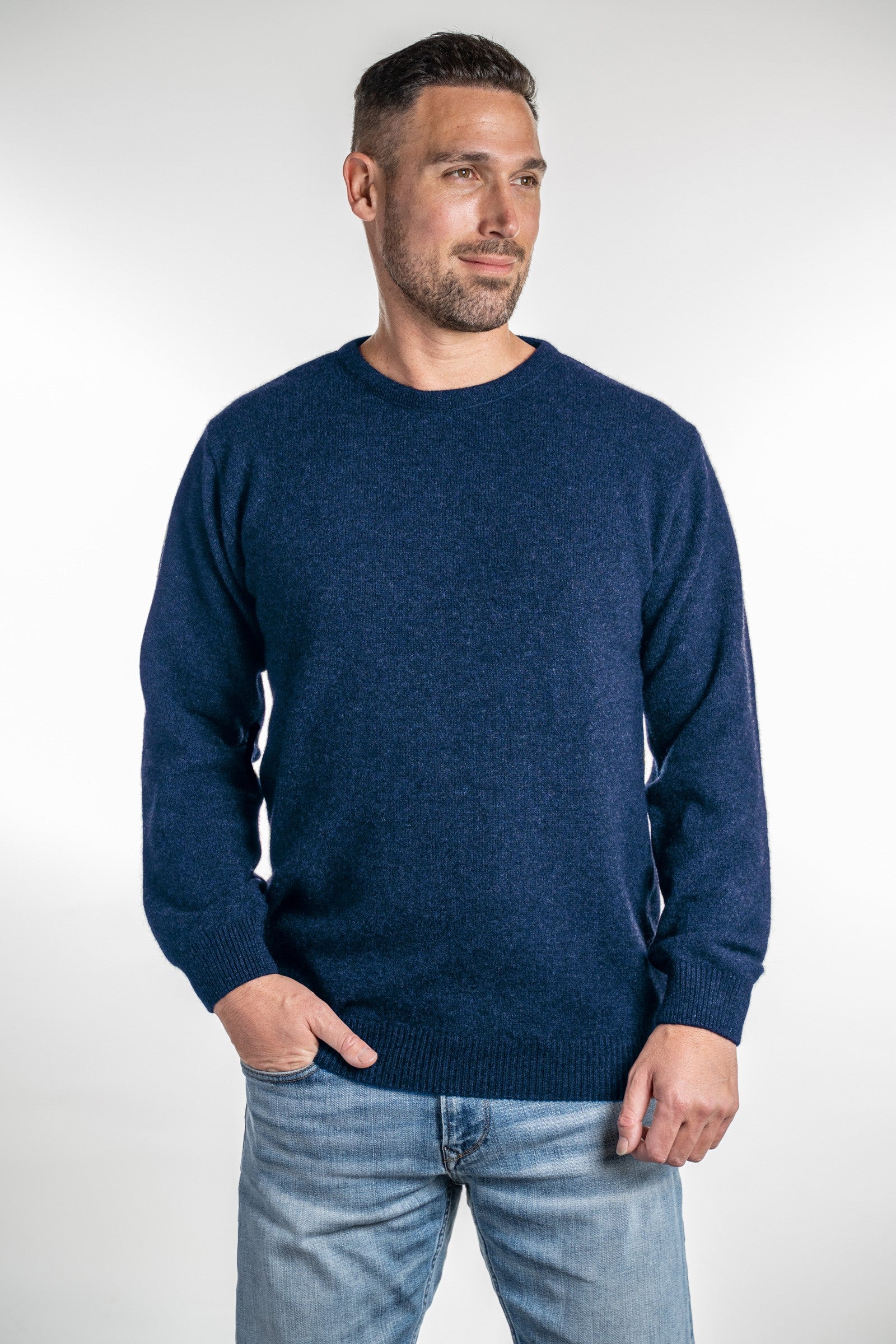 Crew Neck Possum Merino Jumper