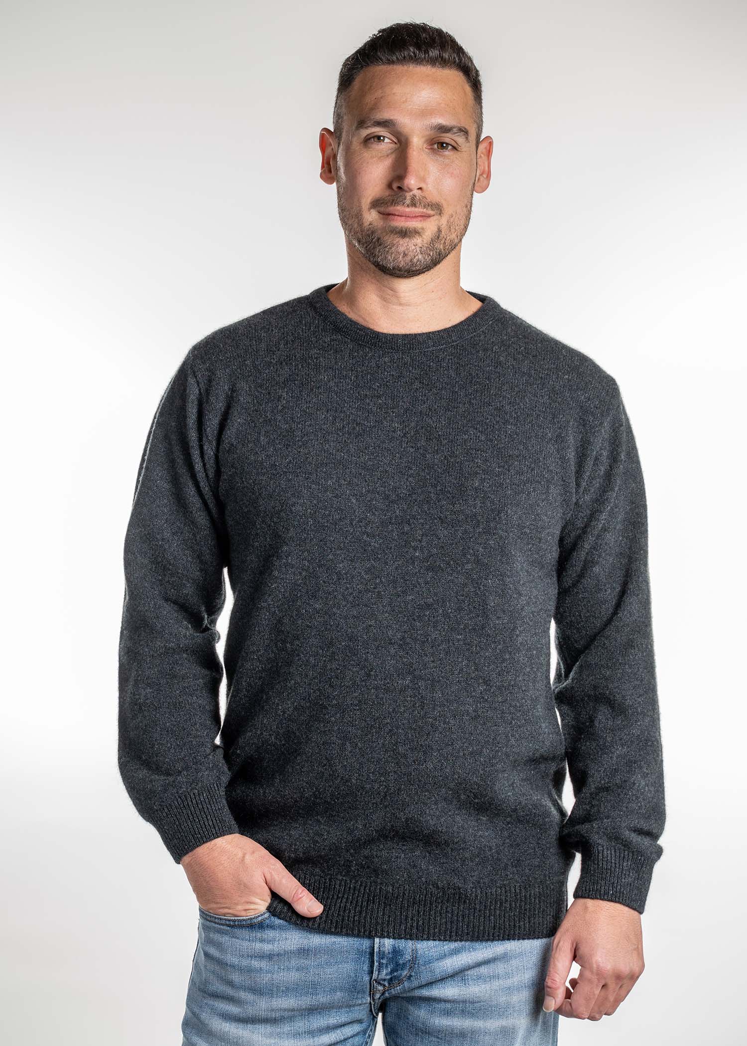 Crew Neck Possum Merino Jumper