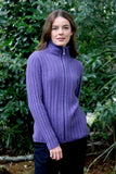 Rib Knit Possum Merino Cable Jacket
