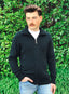 Full Zip Possum Merino Mens Jacket