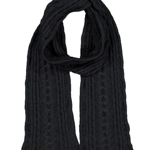 Cable Possum Merino Scarf