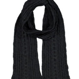Cable Possum Merino Scarf