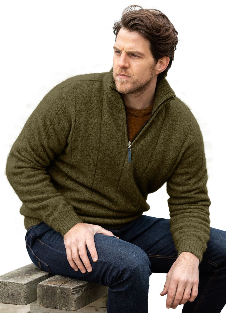 Javelin Possum Merino Zip Sweater