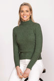 Rib Possum Merino Turtle Neck
