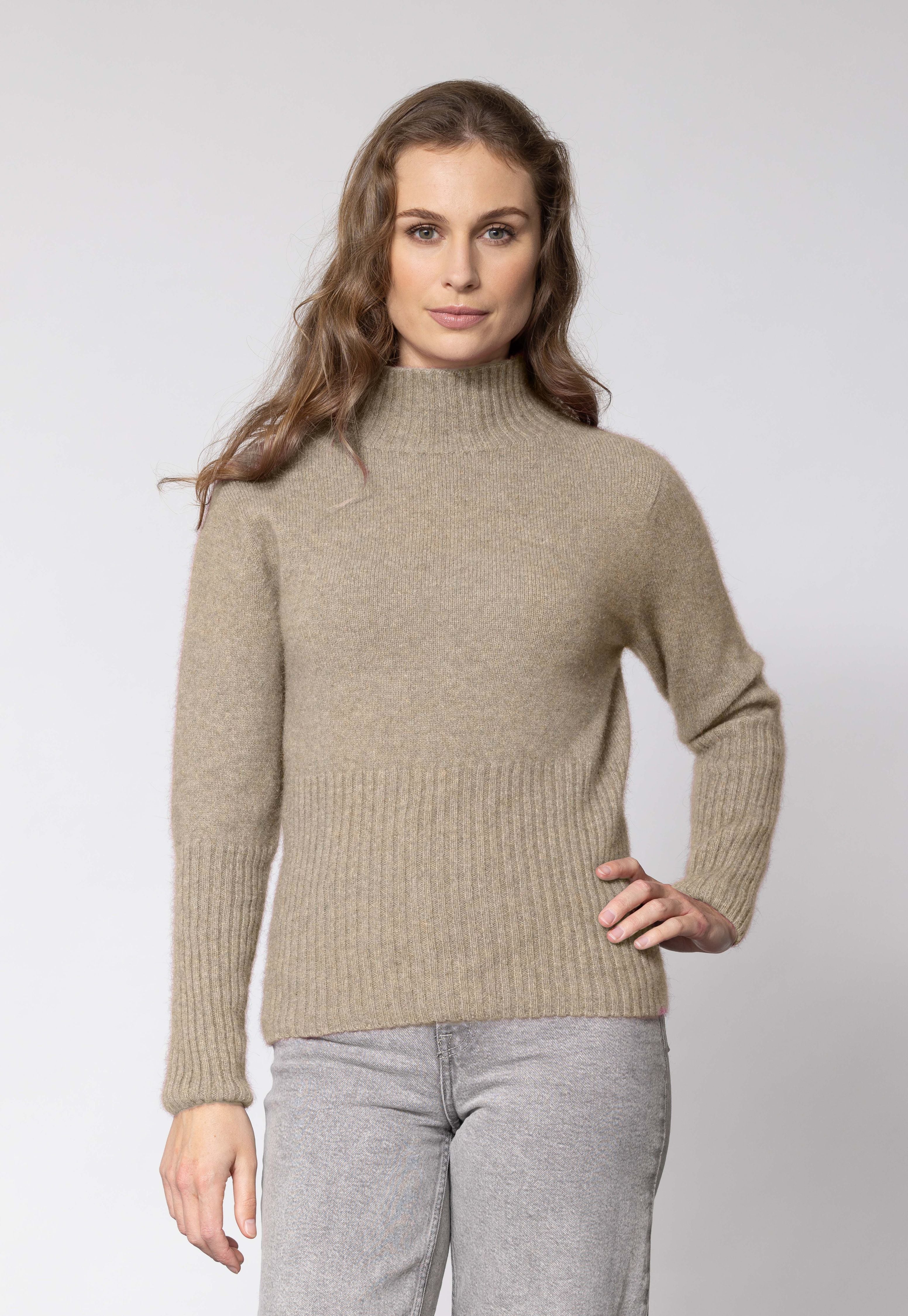 Rib Possum Merino Turtle Neck