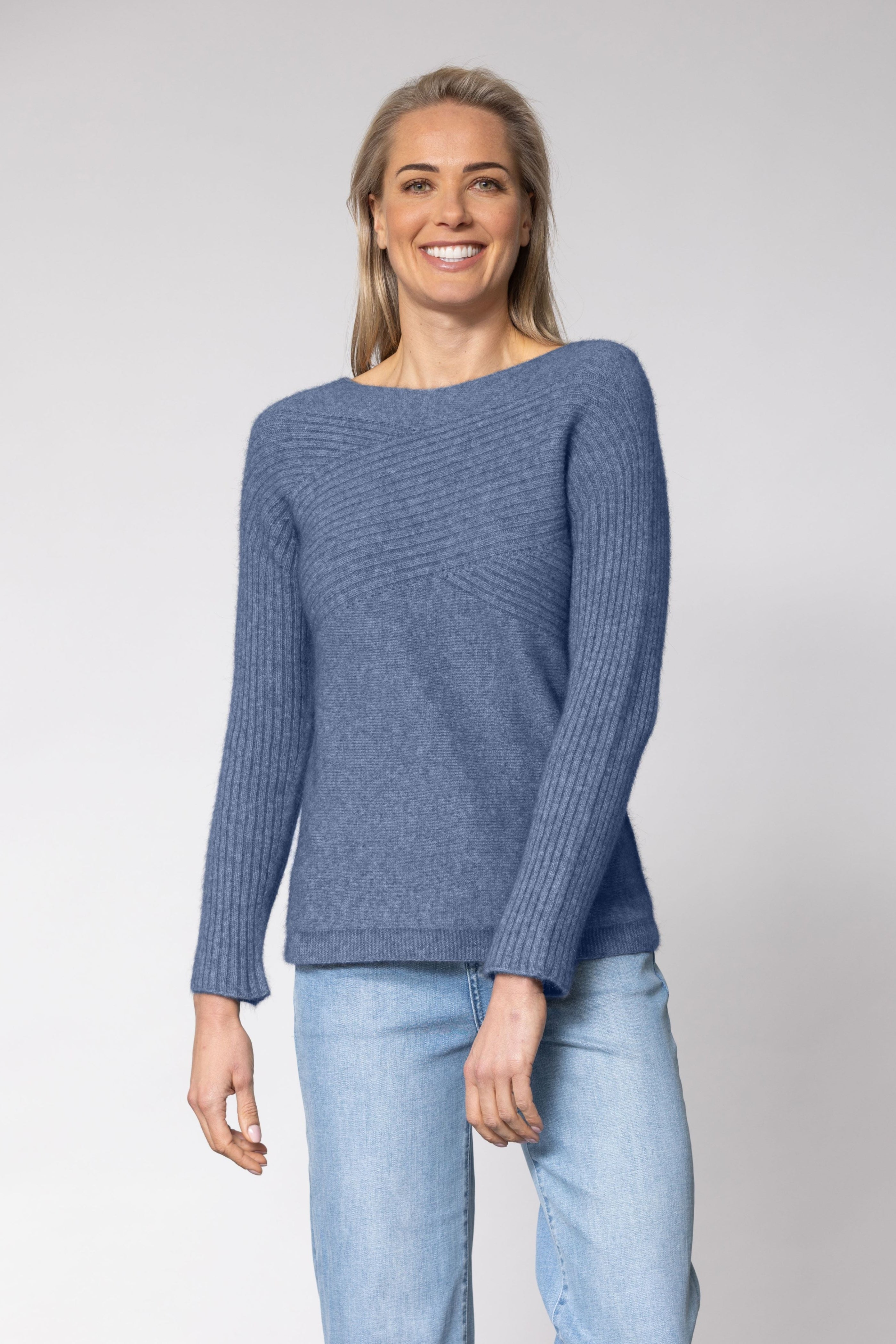 Crossover Possum Merino Crew Sweater