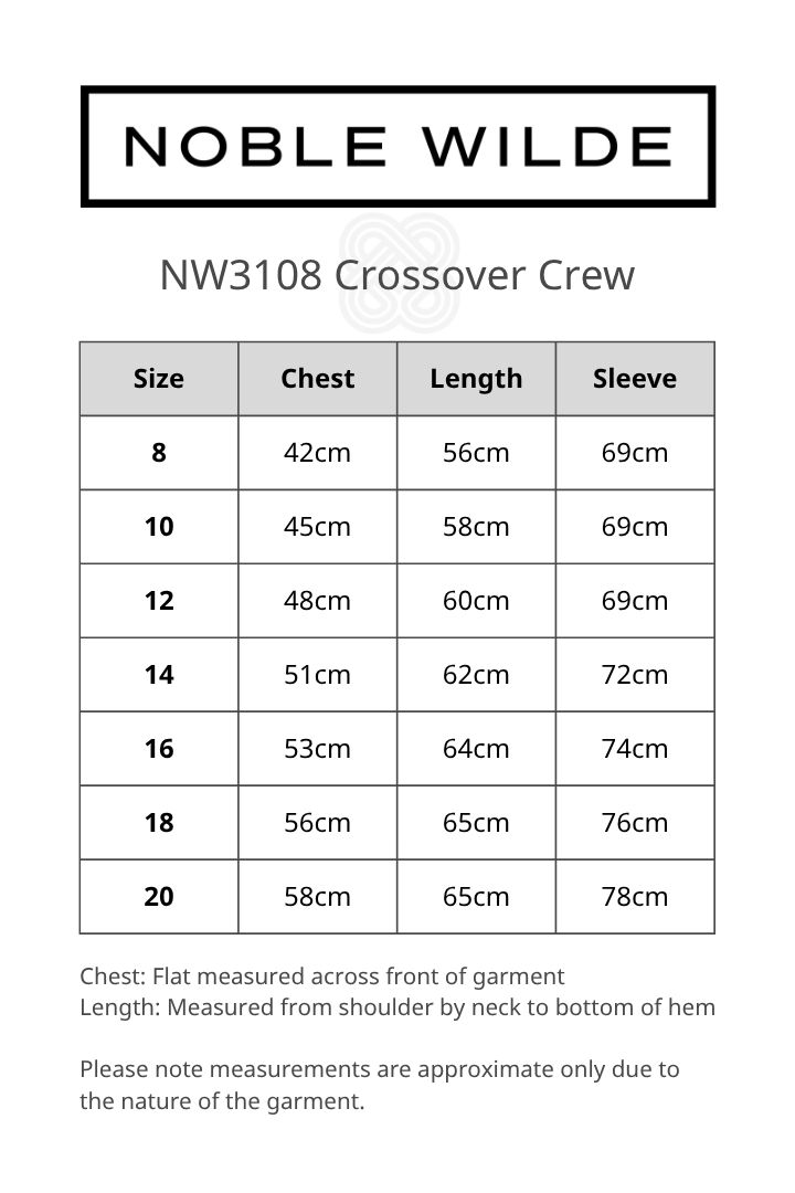 Crossover Possum Merino Crew Sweater