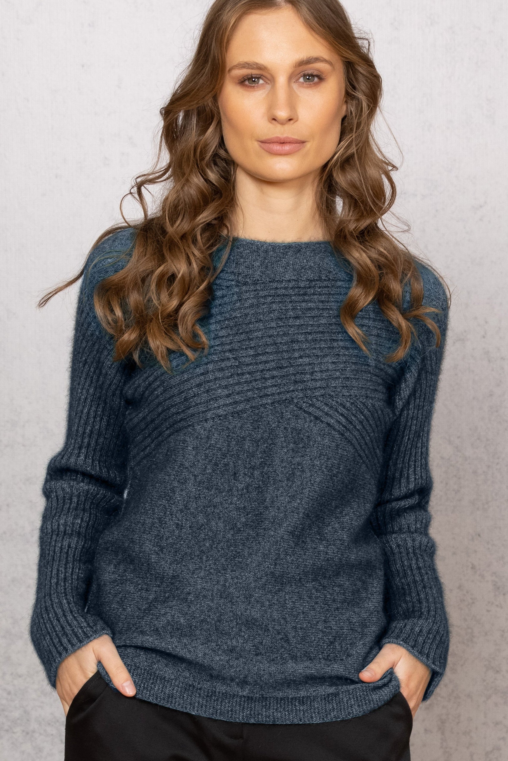 Crossover Possum Merino Crew Sweater
