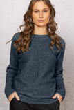 Crossover Possum Merino Crew Sweater