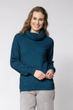 Polo Neck Possum Merino Jersey