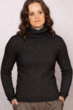 Polo Neck Possum Merino Jersey