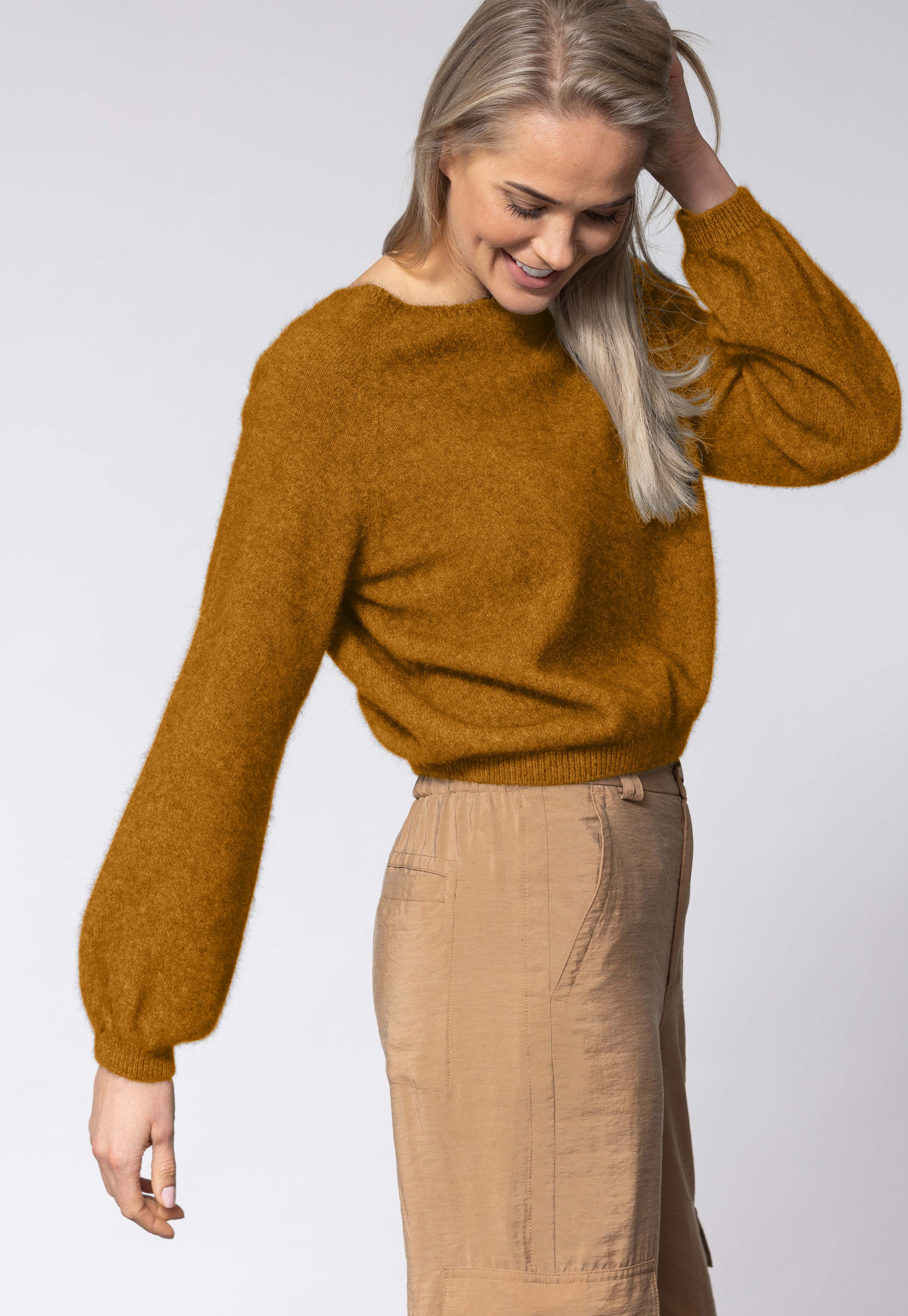 Bellow Sleeve Possum Merino Top