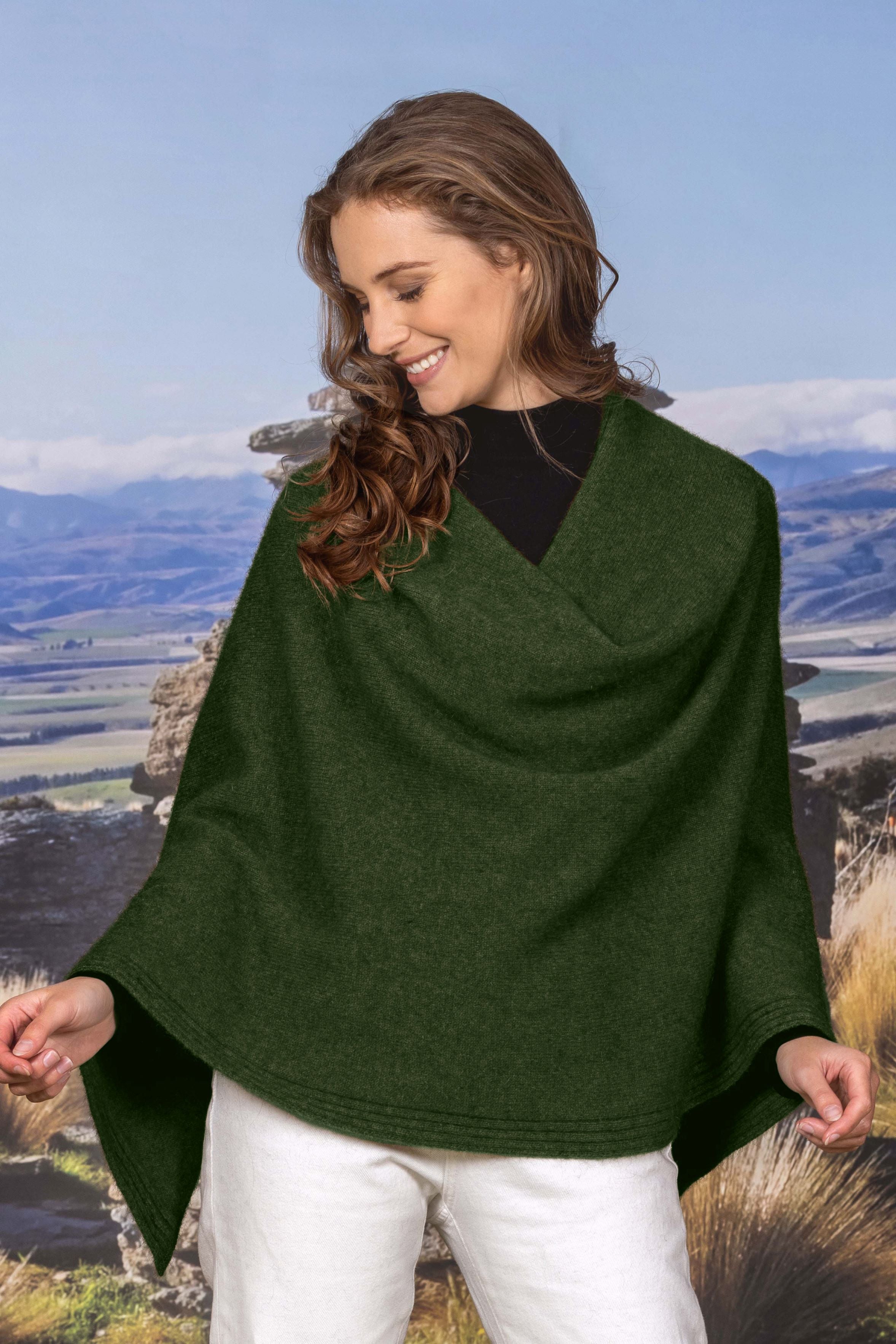 Wrap Up Possum Merino Cape