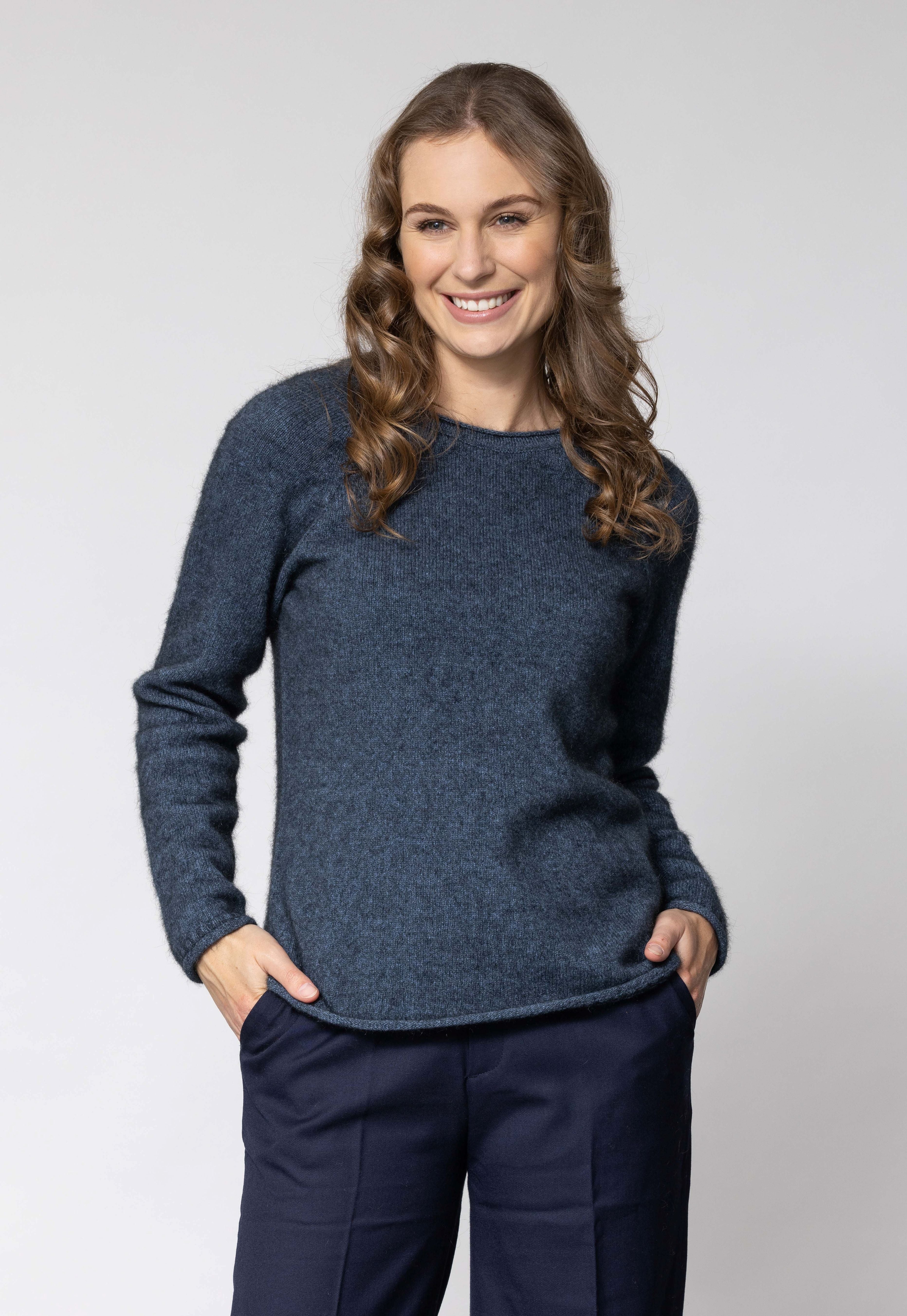 Rutland Possum Merino Raglan Crew