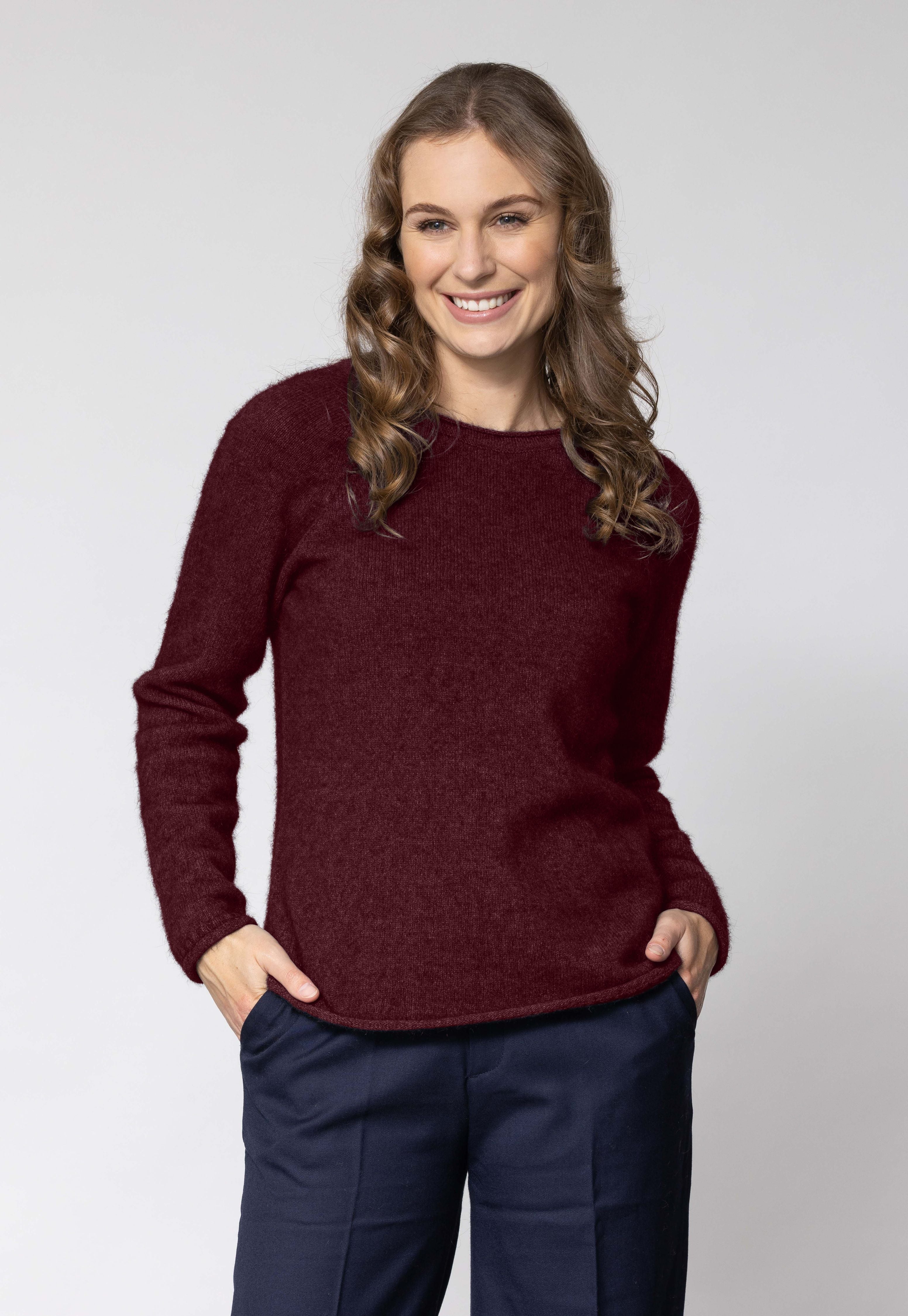 Rutland Possum Merino Raglan Crew