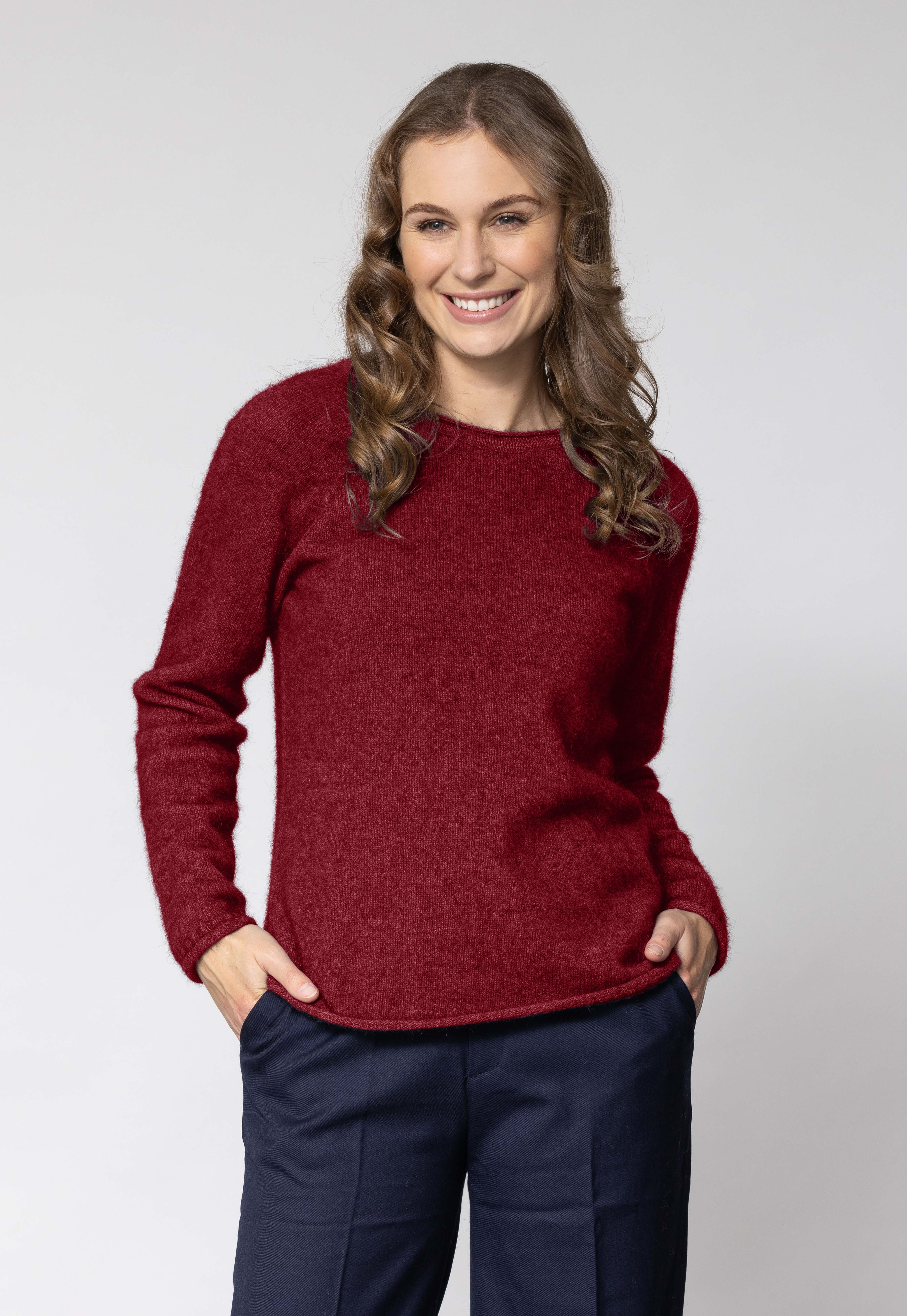 Rutland Possum Merino Raglan Crew