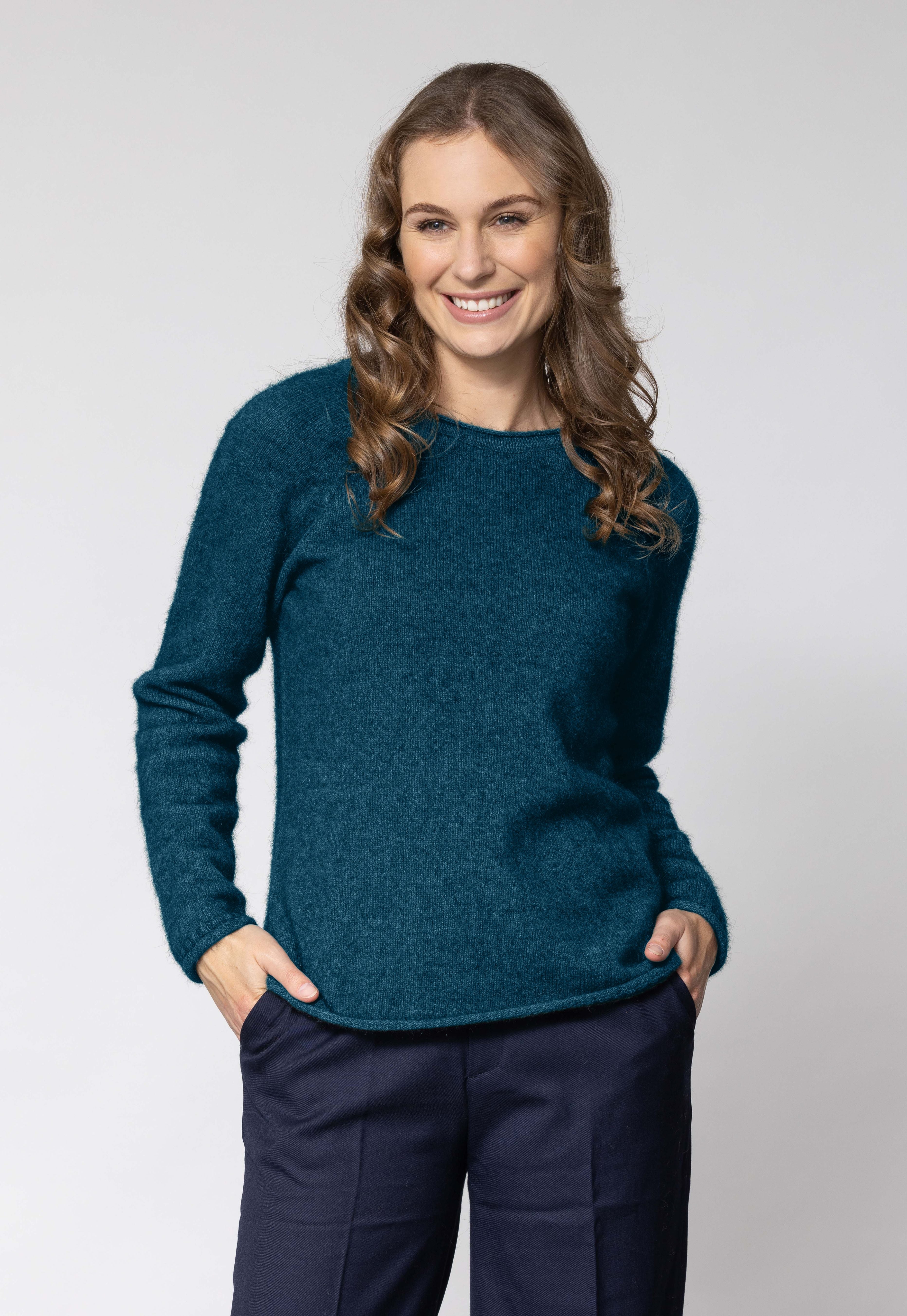Rutland Possum Merino Raglan Crew