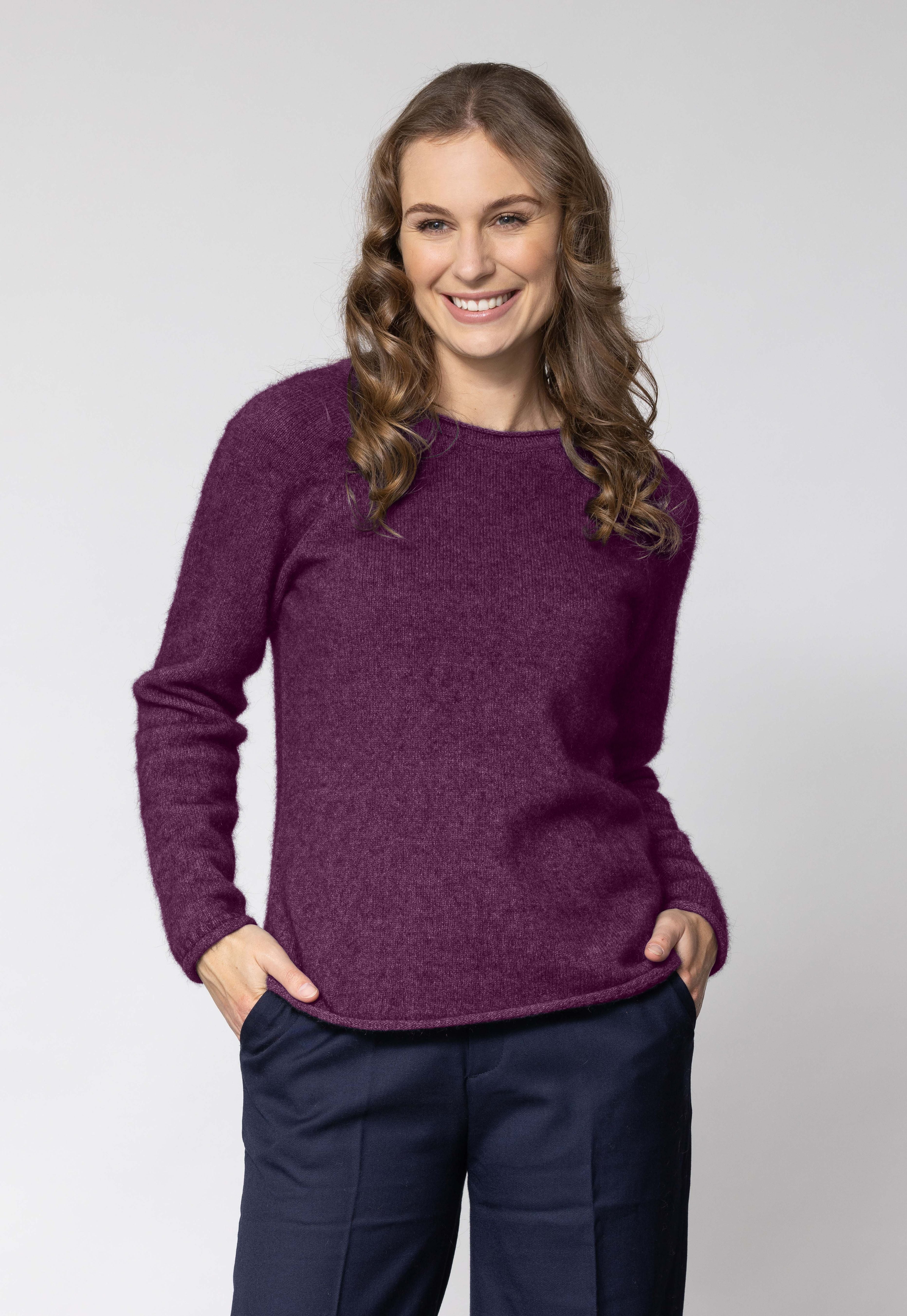 Rutland Possum Merino Raglan Crew