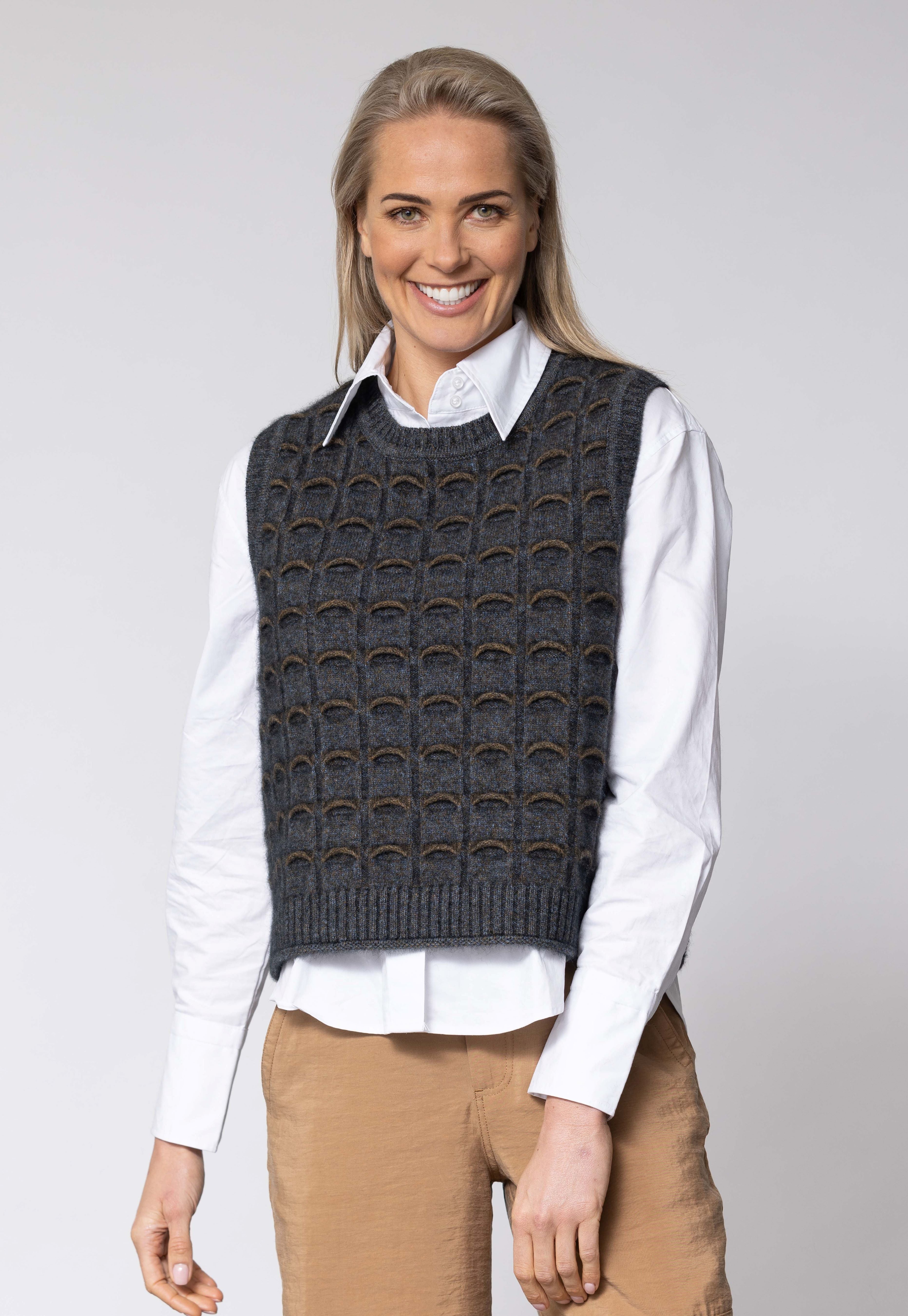 Eyelash Possum Merino Vest